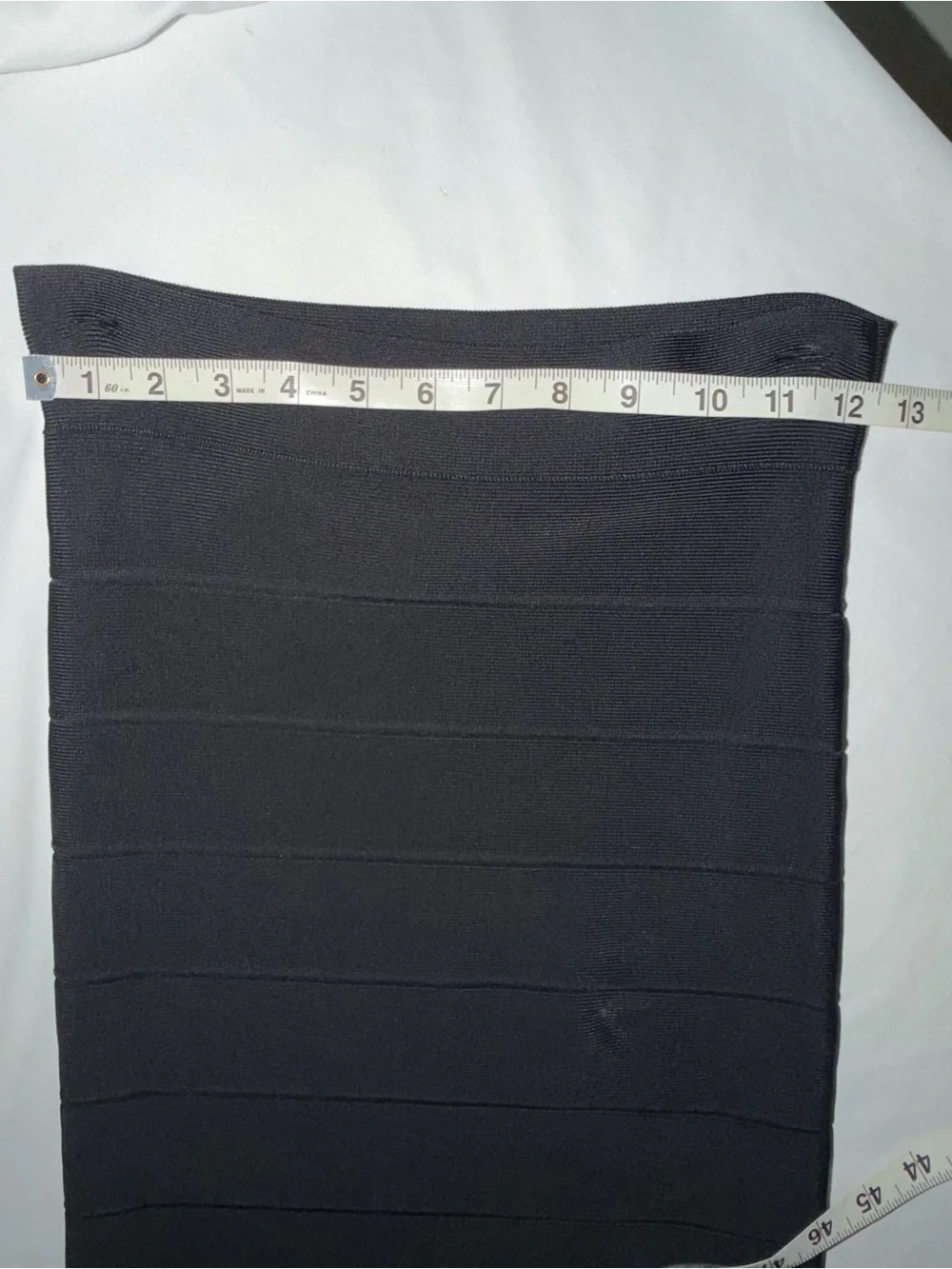 BCBGMaxAzria Black Bandage Midi Pencil Skirt